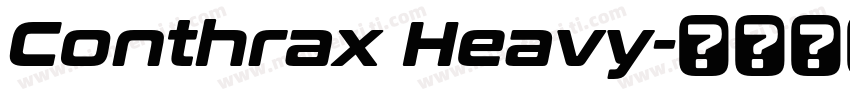 Conthrax Heavy字体转换
